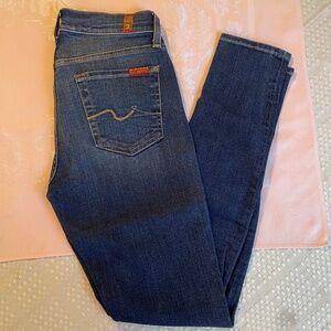 7 For All Mankind Skinny Jeans Size 25